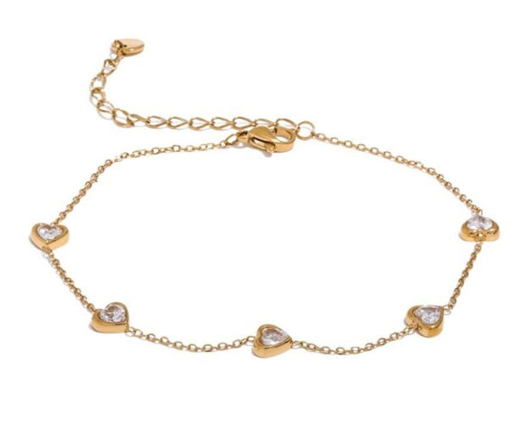 Adora Heart Anklet