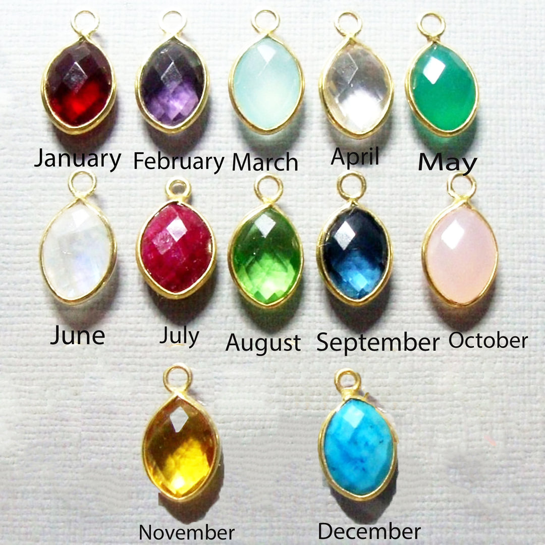 Add - On - Bezeled Gemstone Birthstone.