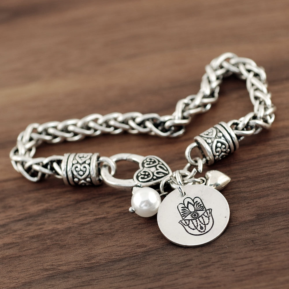 Good Fortune Bracelets - Antique Silver Bracelet.