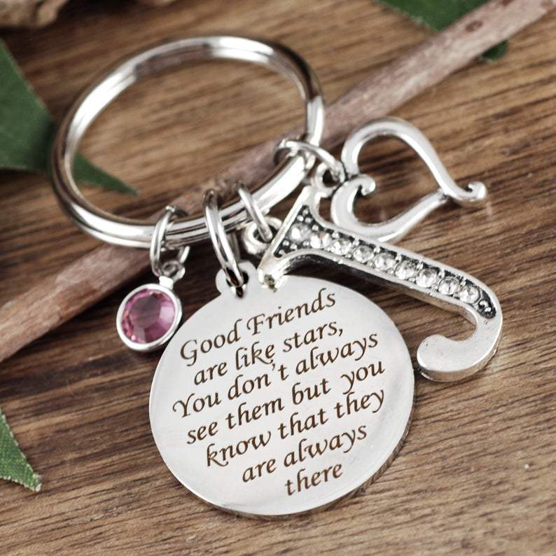 Personalized Friendship Keychain.