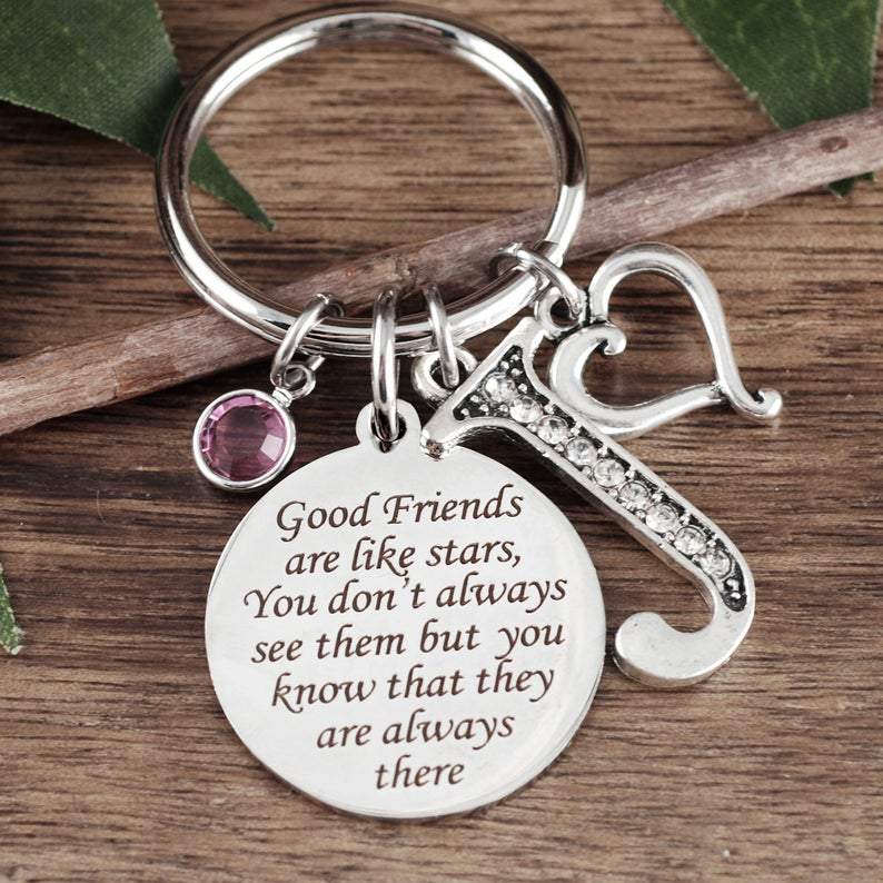 Personalized Friendship Keychain.