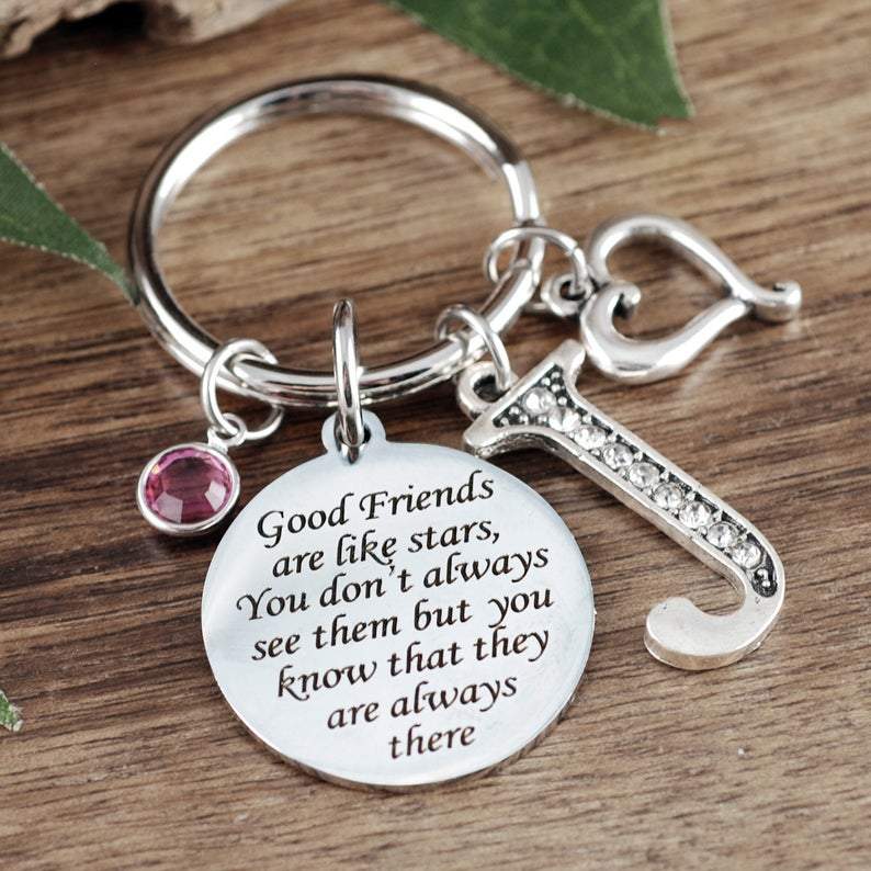 Personalized Friendship Keychain.