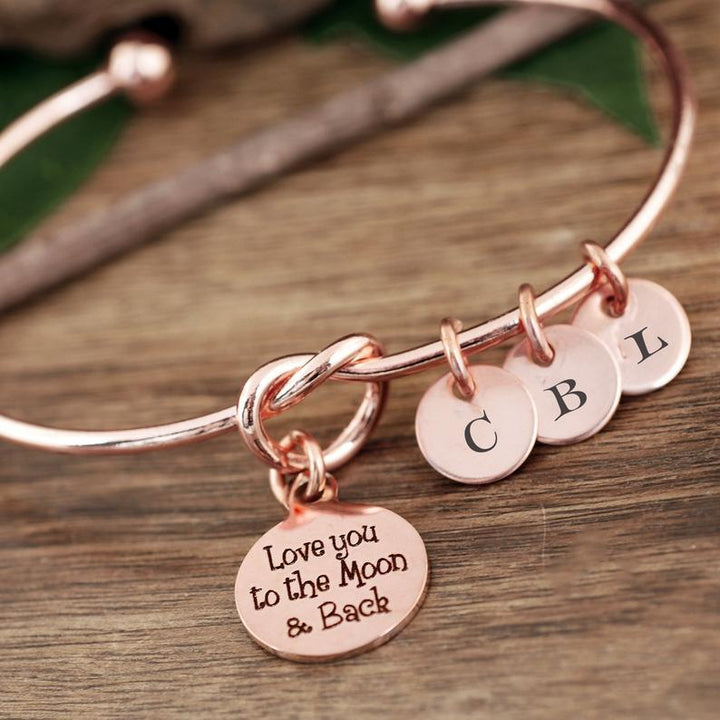 Love you to the Moon & Back Knot Bracelet.