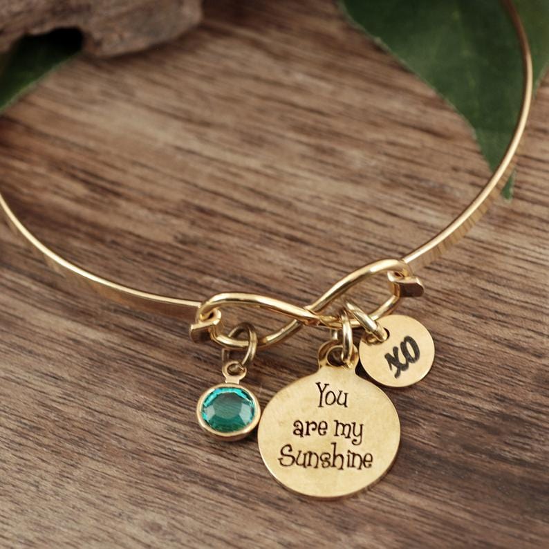 You are my Sunshine Infinity Bracelet.
