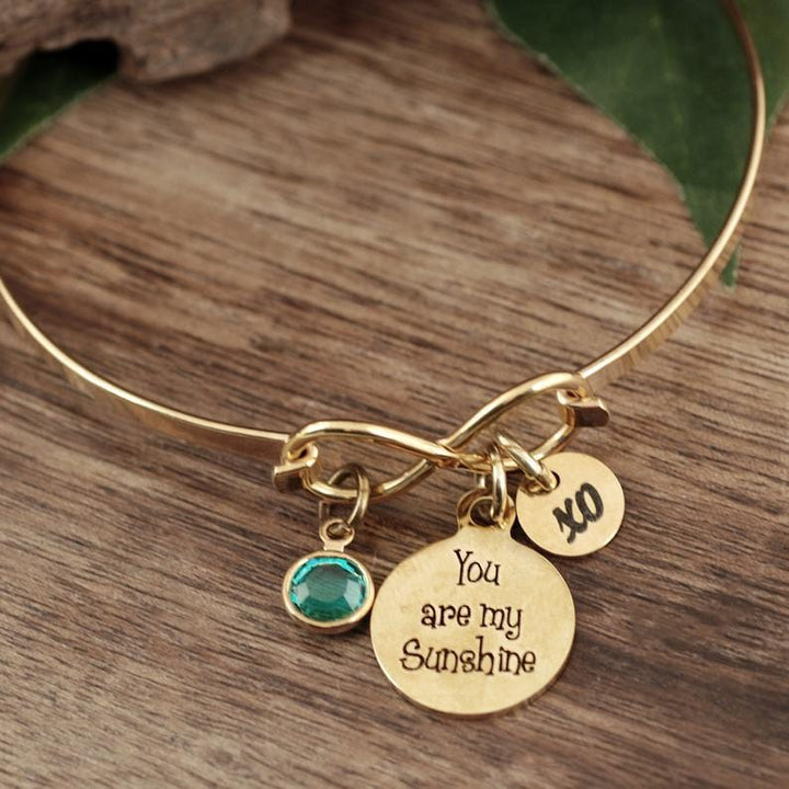 You are my Sunshine Infinity Bracelet.