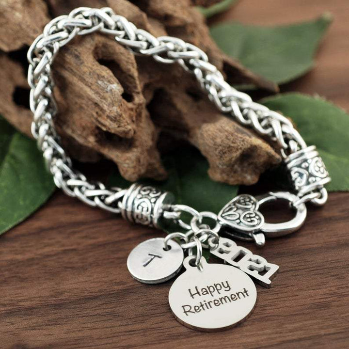 Antique Silver Retirement Bracelet.