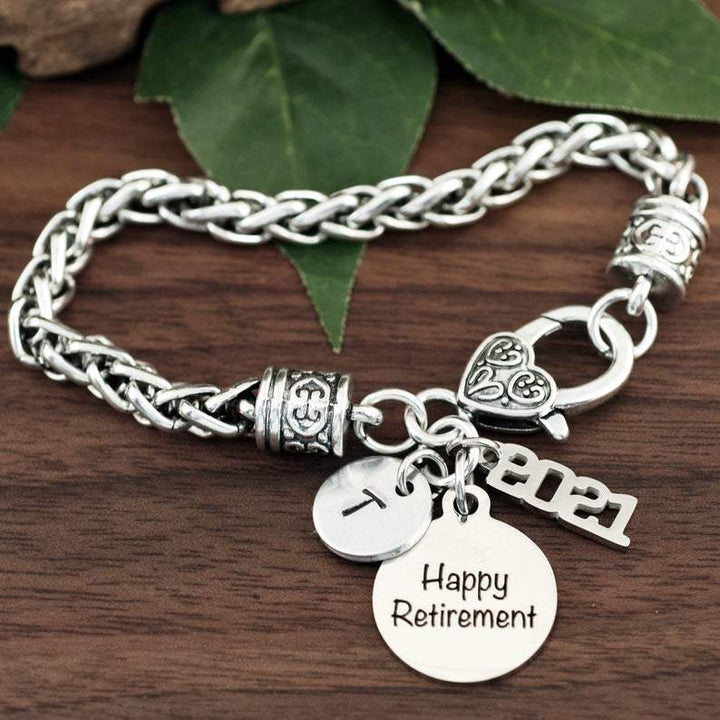 Antique Silver Retirement Bracelet.