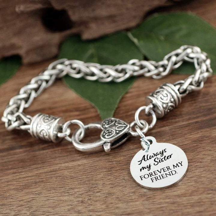 Always My Mother Antique Silver Bracelet.