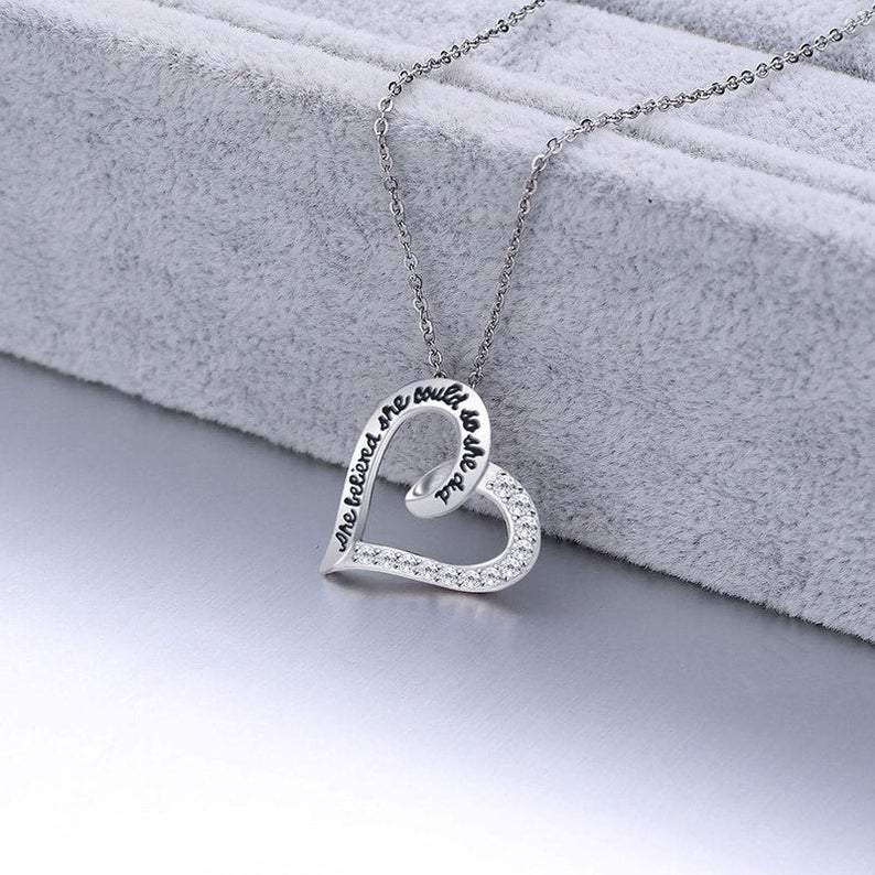 She Believed She Could So She Did Necklace.