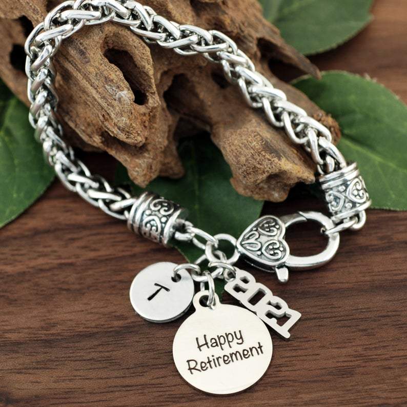 Antique Silver Retirement Bracelet.