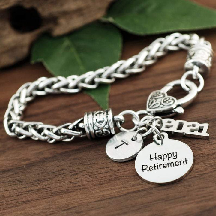 Antique Silver Retirement Bracelet.