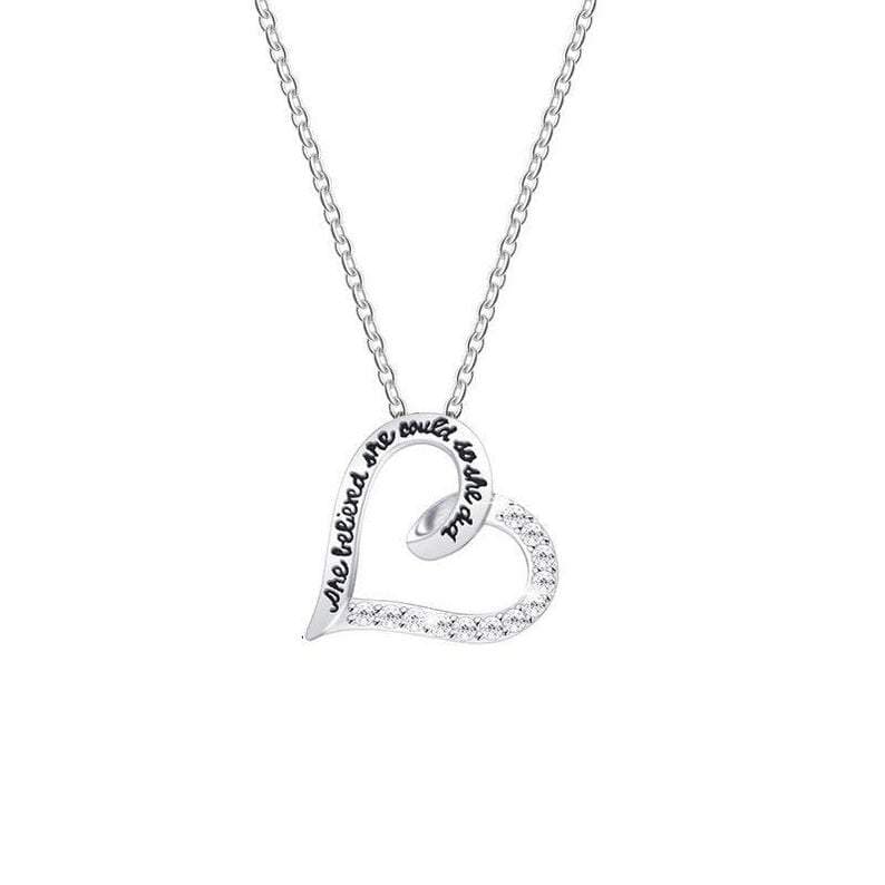 She Believed She Could So She Did Necklace.