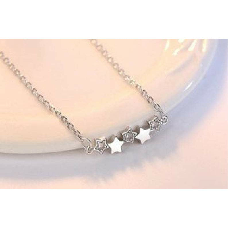Sterling Silver Star Necklace.