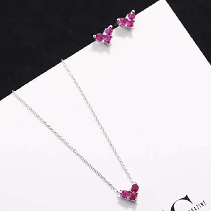 Sterling Silver Mini Heart Necklace.