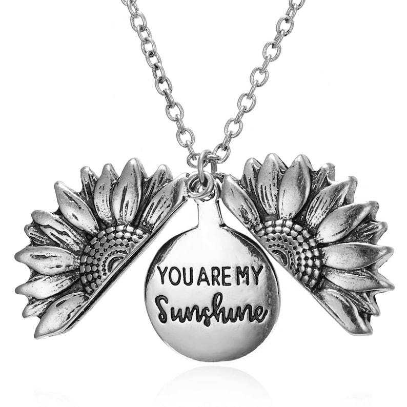 You are my Sunshine Sunflower Necklace –
