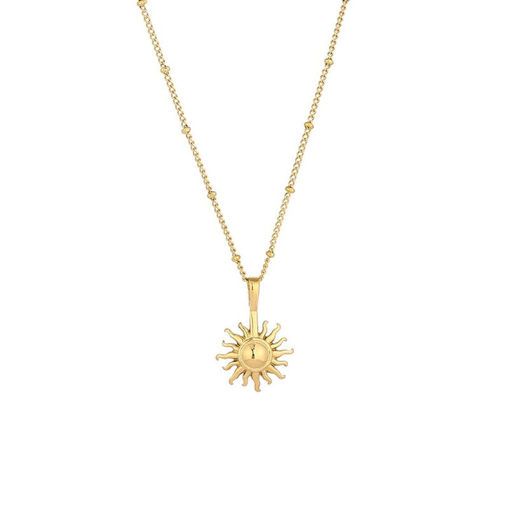 Silver Sun Necklace.