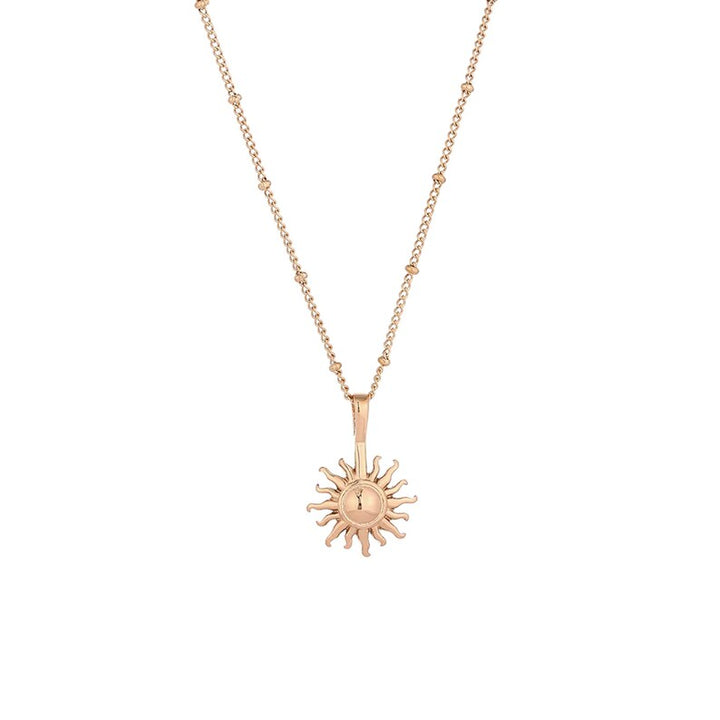 Silver Sun Necklace.