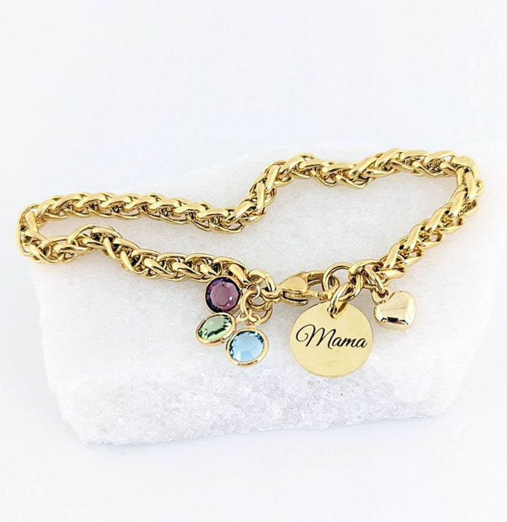 Birthstone Bracelet for Mom.