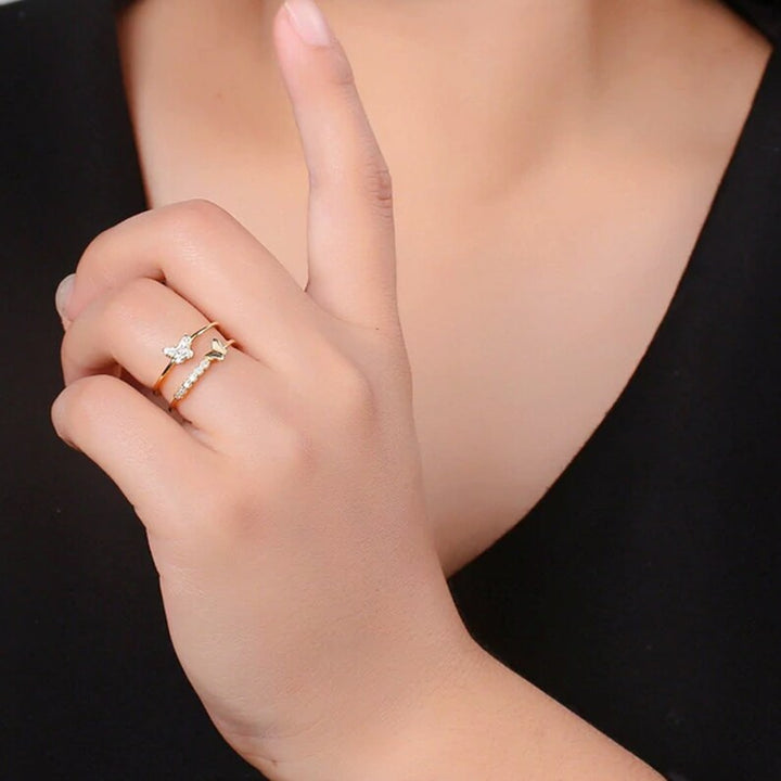 Gold Butterfly Ring