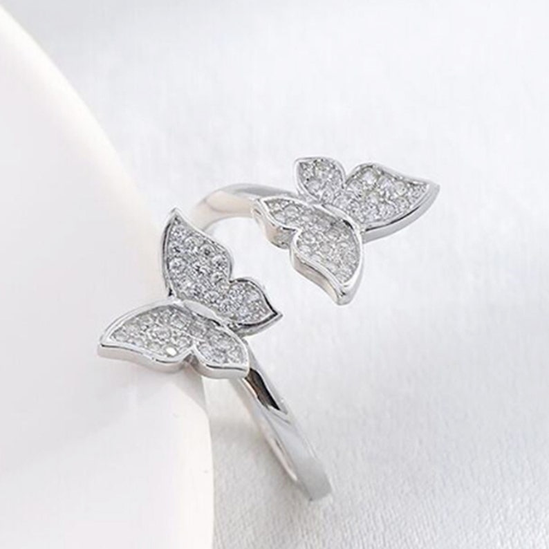 Sterling Silver Butterfly Ring