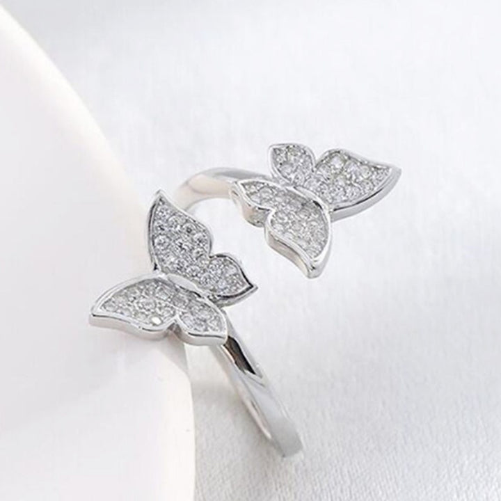 Sterling Silver Butterfly Ring