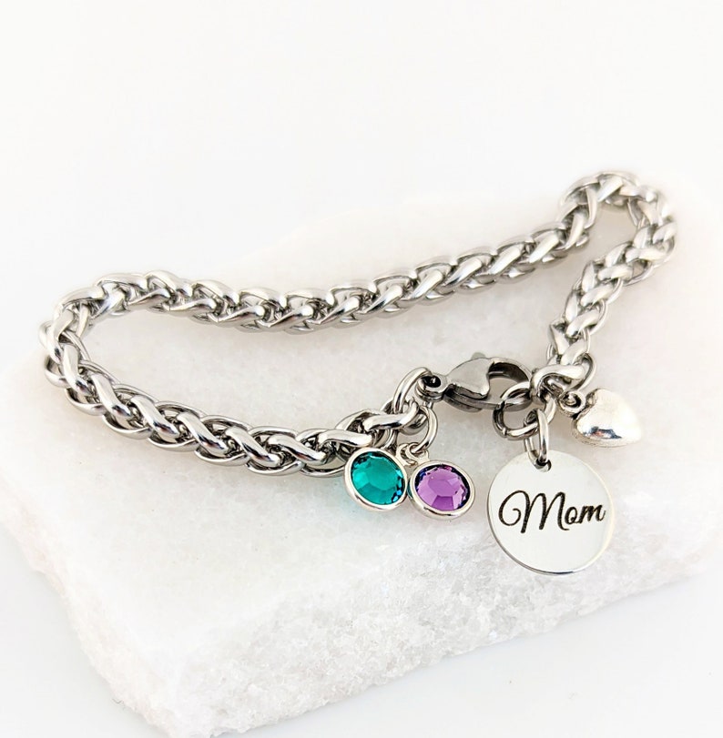 Birthstone Bracelet for Mom.