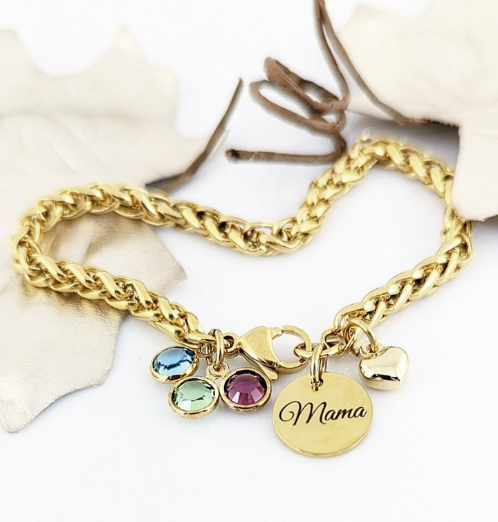 Birthstone Bracelet for Mom.