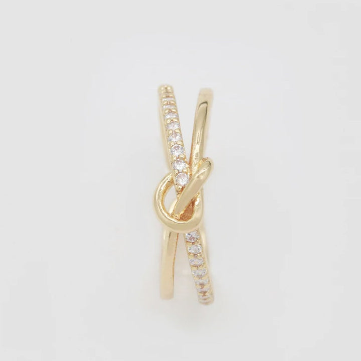 Gold Twisted Knot Ring