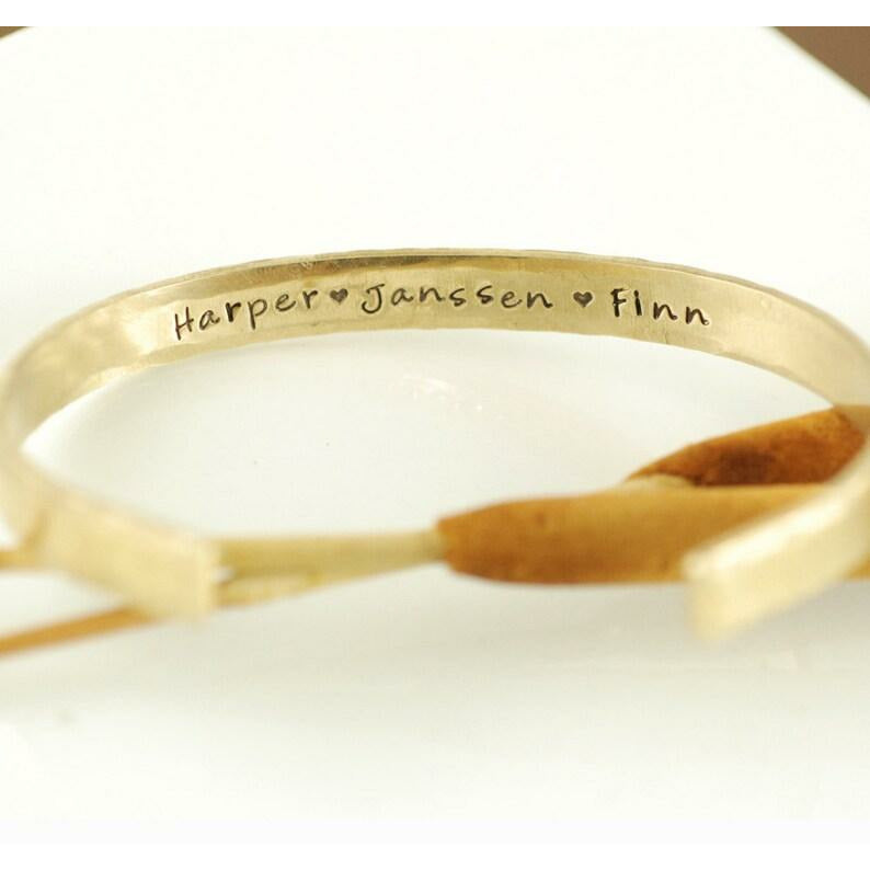 I Love you More Skinny Cuff Bracelet.