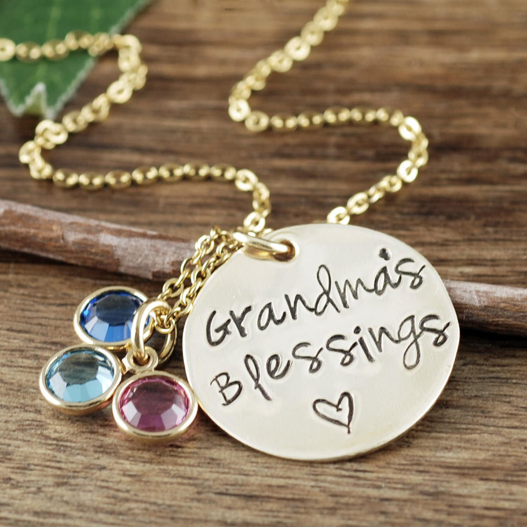 Grandma Birthstone Jewelry - Grandma's Blessings.