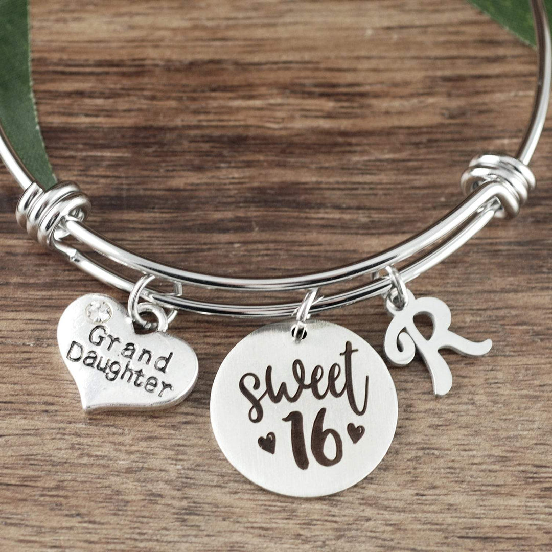 Sweet Sixteen Gift for Granddaughter, Granddaughter gift, Gift from Grandma, Sweet 16 Bracelet, Sweet 16 Gift, Sweet 16 Birthday Gift.