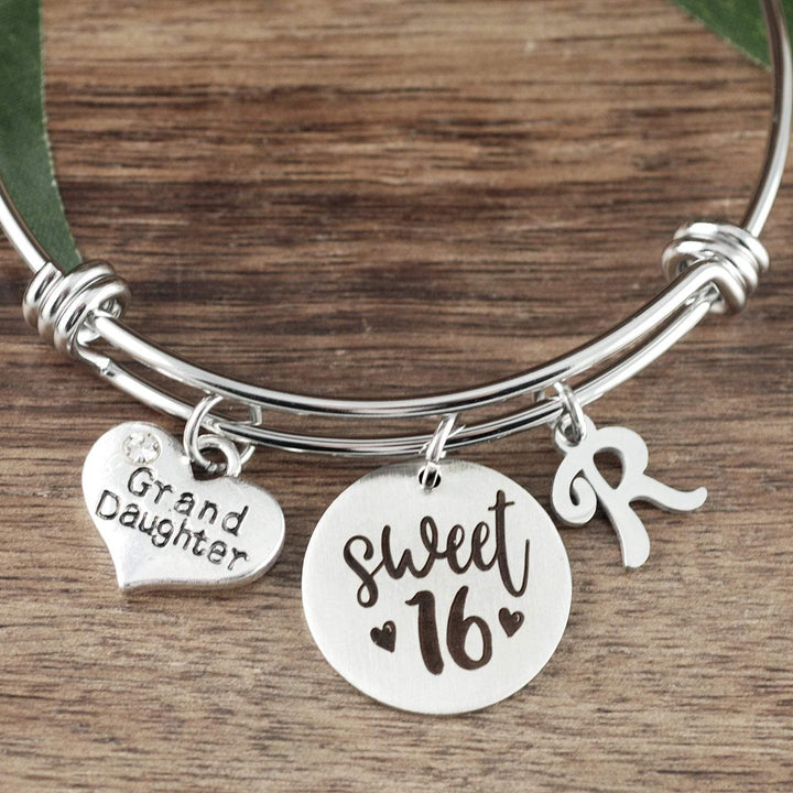 Sweet Sixteen Gift for Granddaughter, Granddaughter gift, Gift from Grandma, Sweet 16 Bracelet, Sweet 16 Gift, Sweet 16 Birthday Gift.