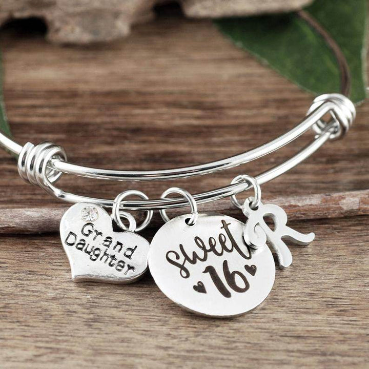 Sweet Sixteen Gift for Granddaughter, Granddaughter gift, Gift from Grandma, Sweet 16 Bracelet, Sweet 16 Gift, Sweet 16 Birthday Gift.