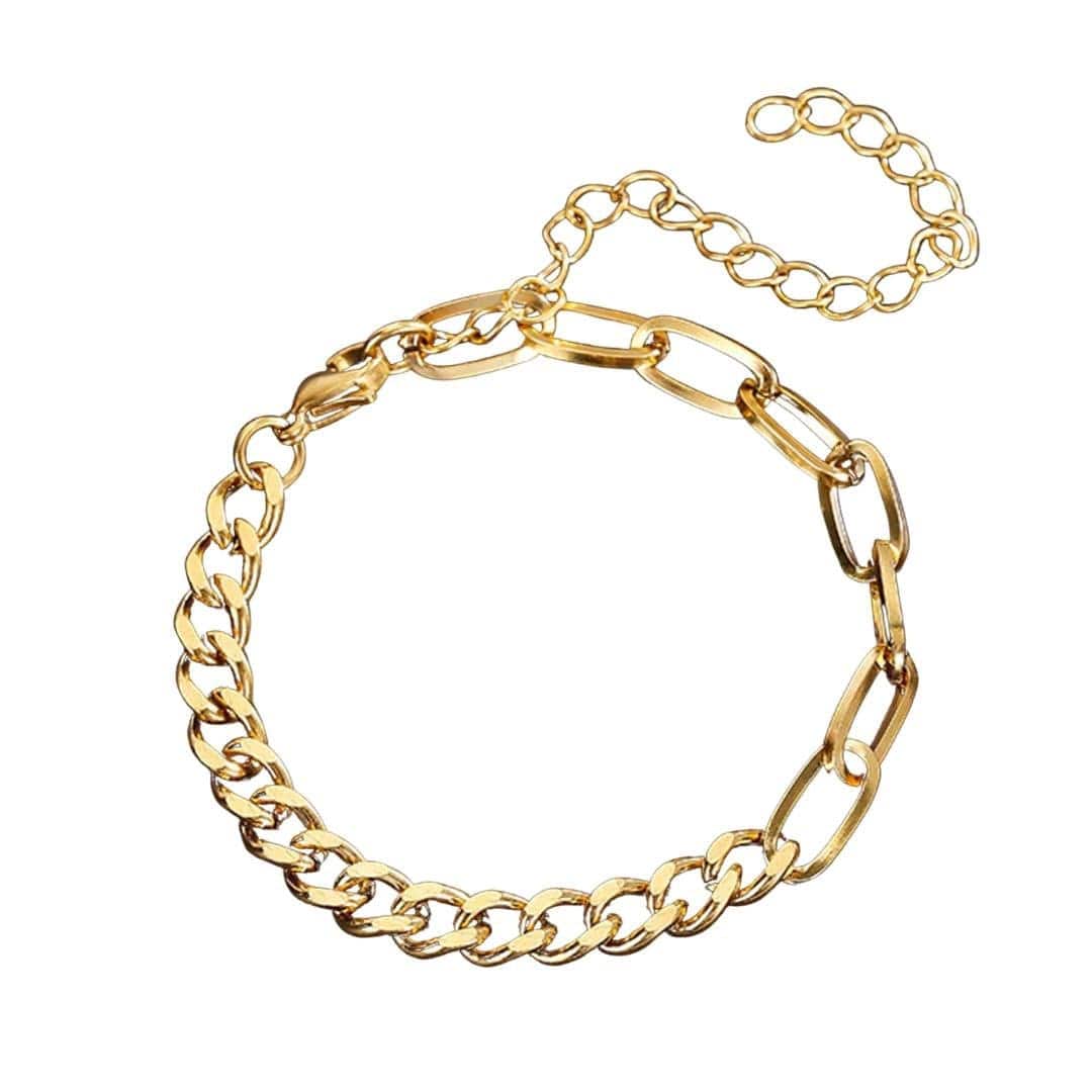 Stainless Steel Chain Link Bracelet.