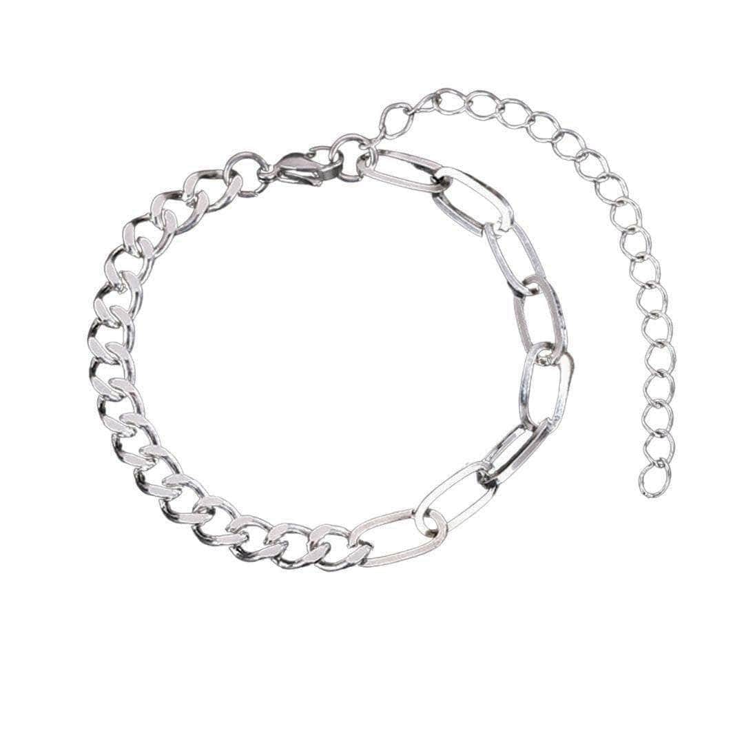 Stainless Steel Chain Link Bracelet.