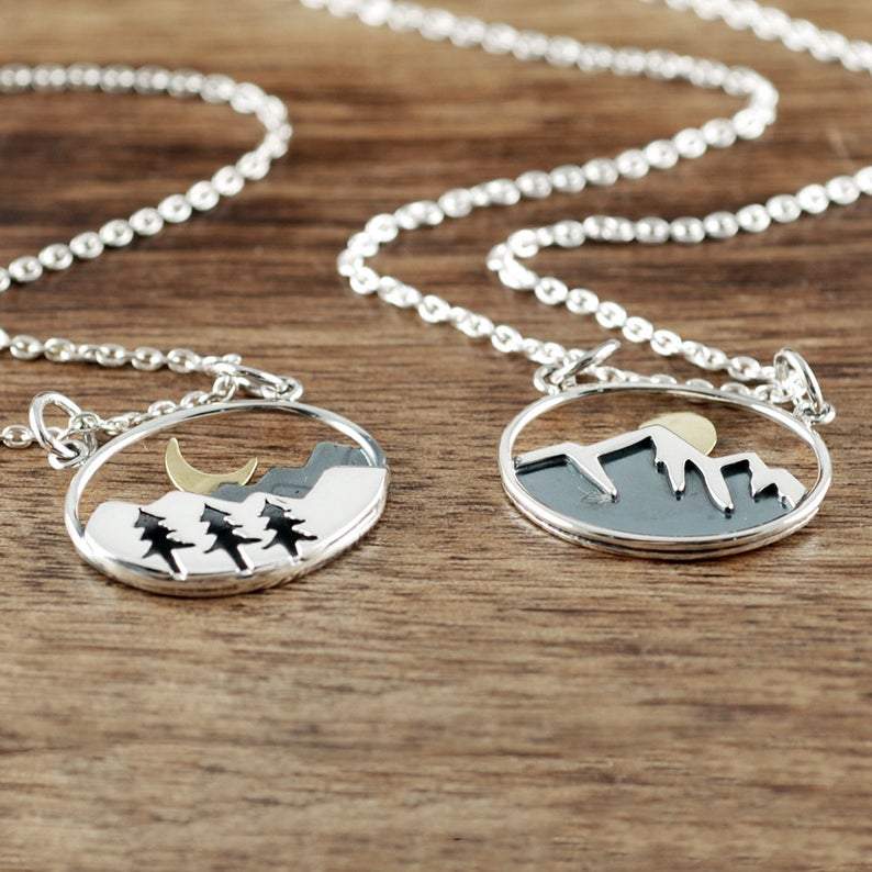 Silver Mountain Necklace.