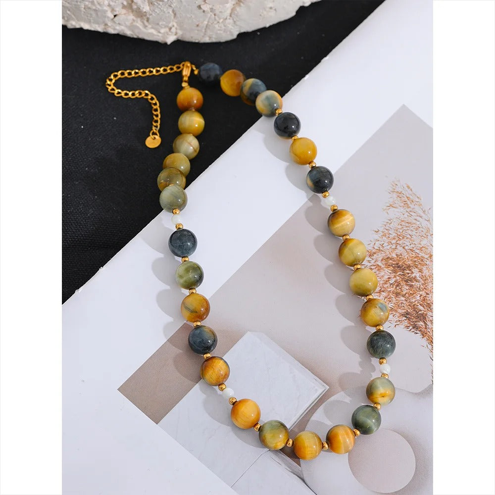 Sage Necklace (Tiger Stone Chain)