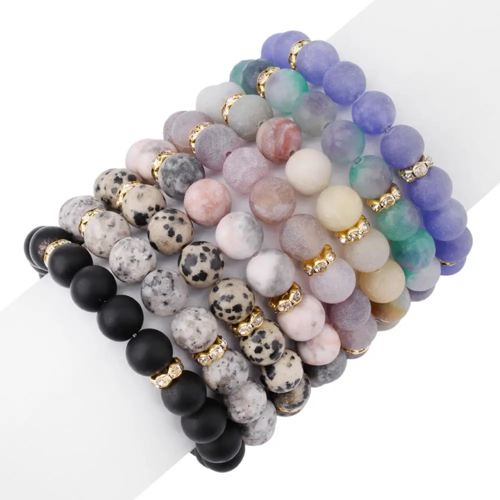 Aurora Gem Stack Bracelets