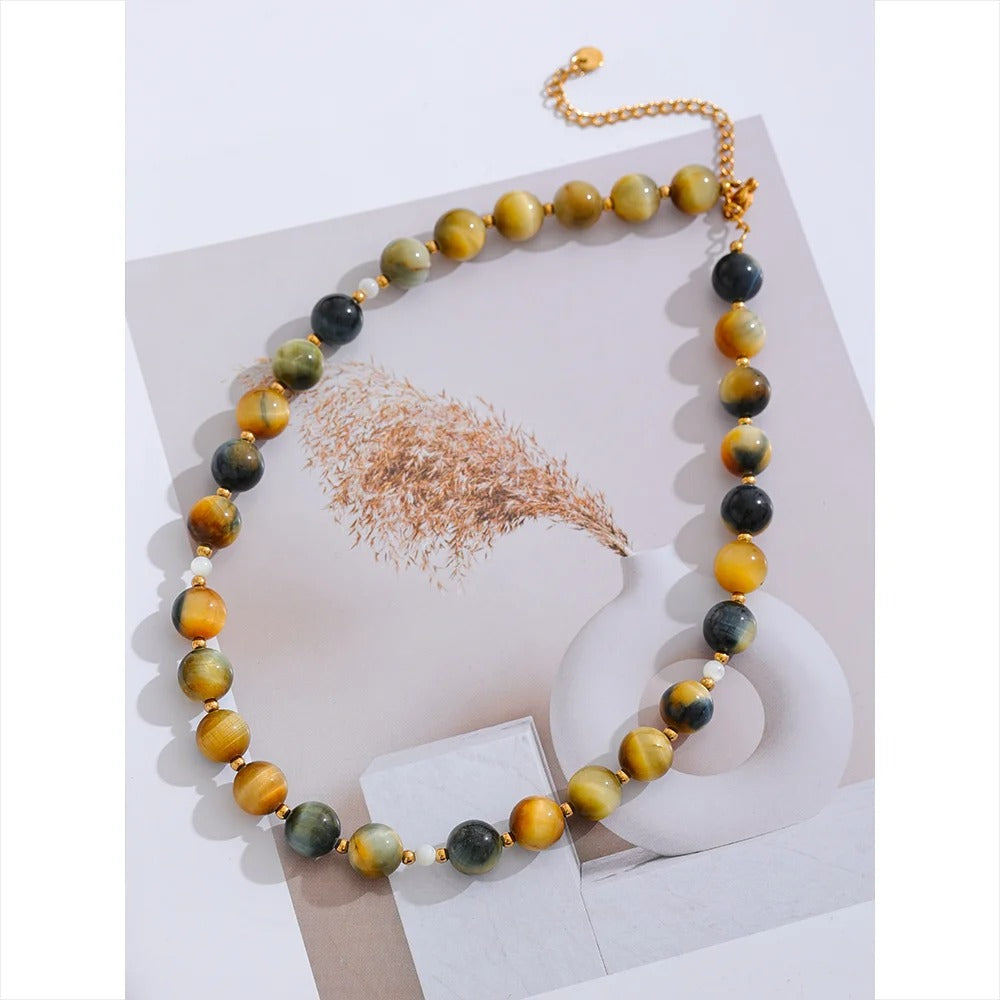 Sage Necklace (Tiger Stone Chain)