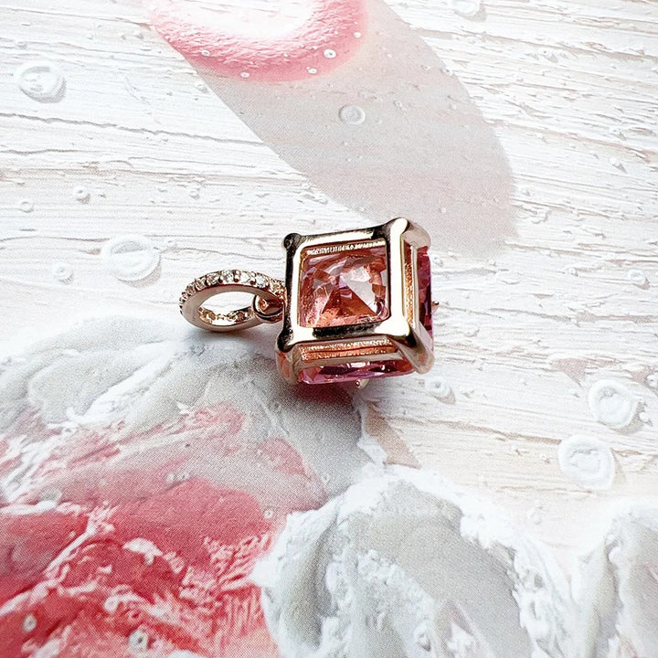 Elara Rose Charm (Sparkling Celestial Gem)