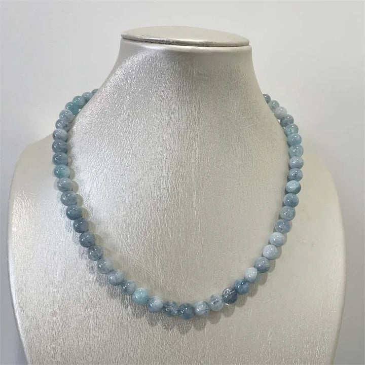 Serena Necklace (Aquamarine Healing Choker)