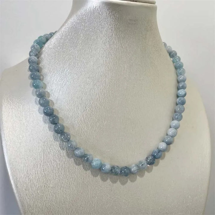 Serena Necklace (Aquamarine Healing Choker)