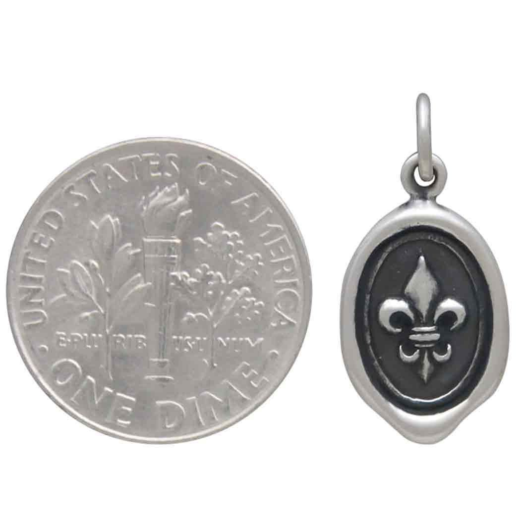 Vivienne Charm (Fleur de Lis Wax Seal)