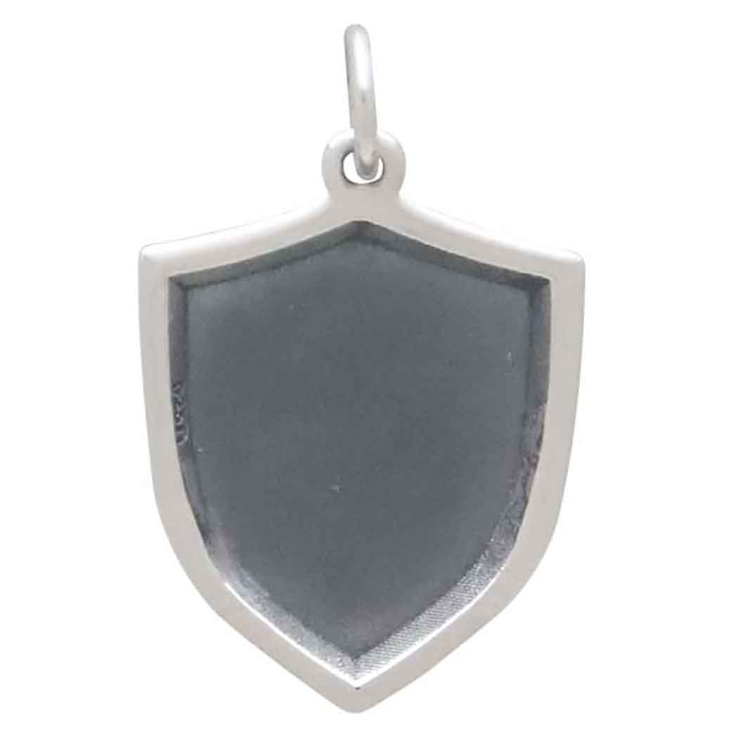 Aegis Shield Charm (Sterling Silver Shield)