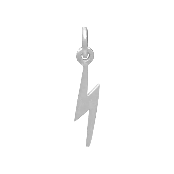 Sterling Silver Lightening Bolt Mini Charm