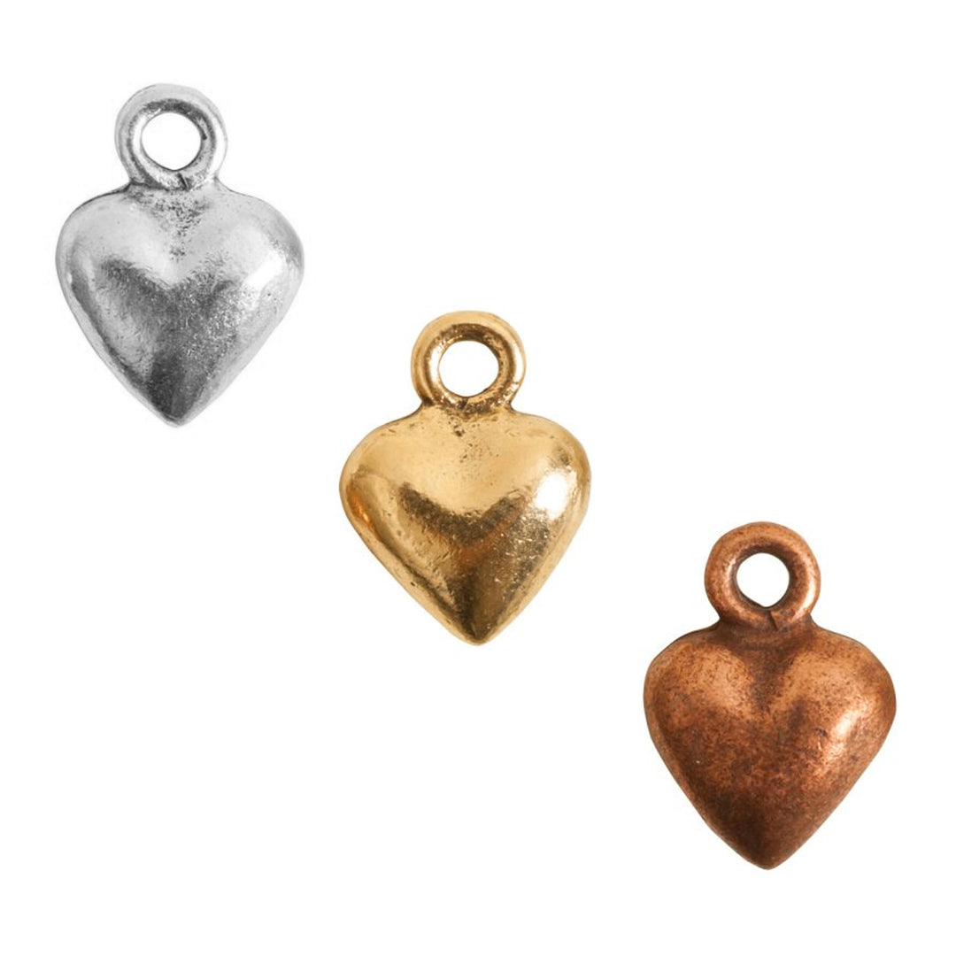 Pewter Heart Charm