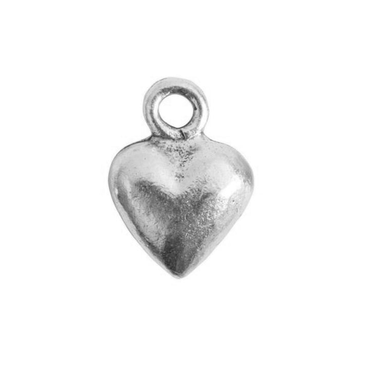 Pewter Heart Charm