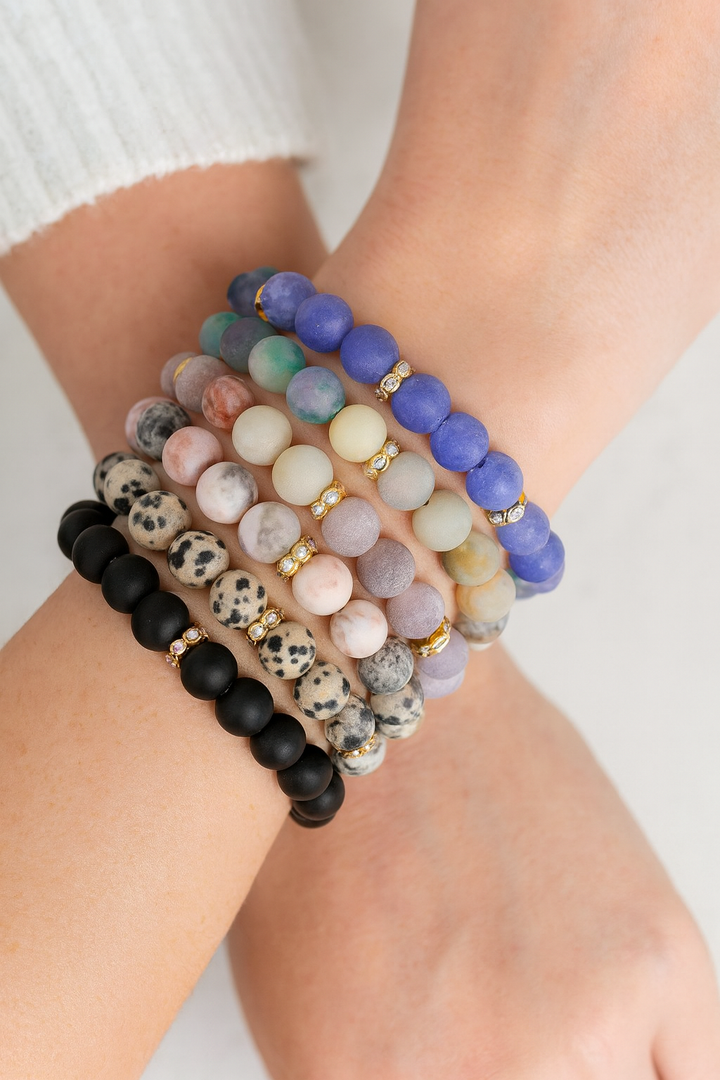 Aurora Gem Stack Bracelets