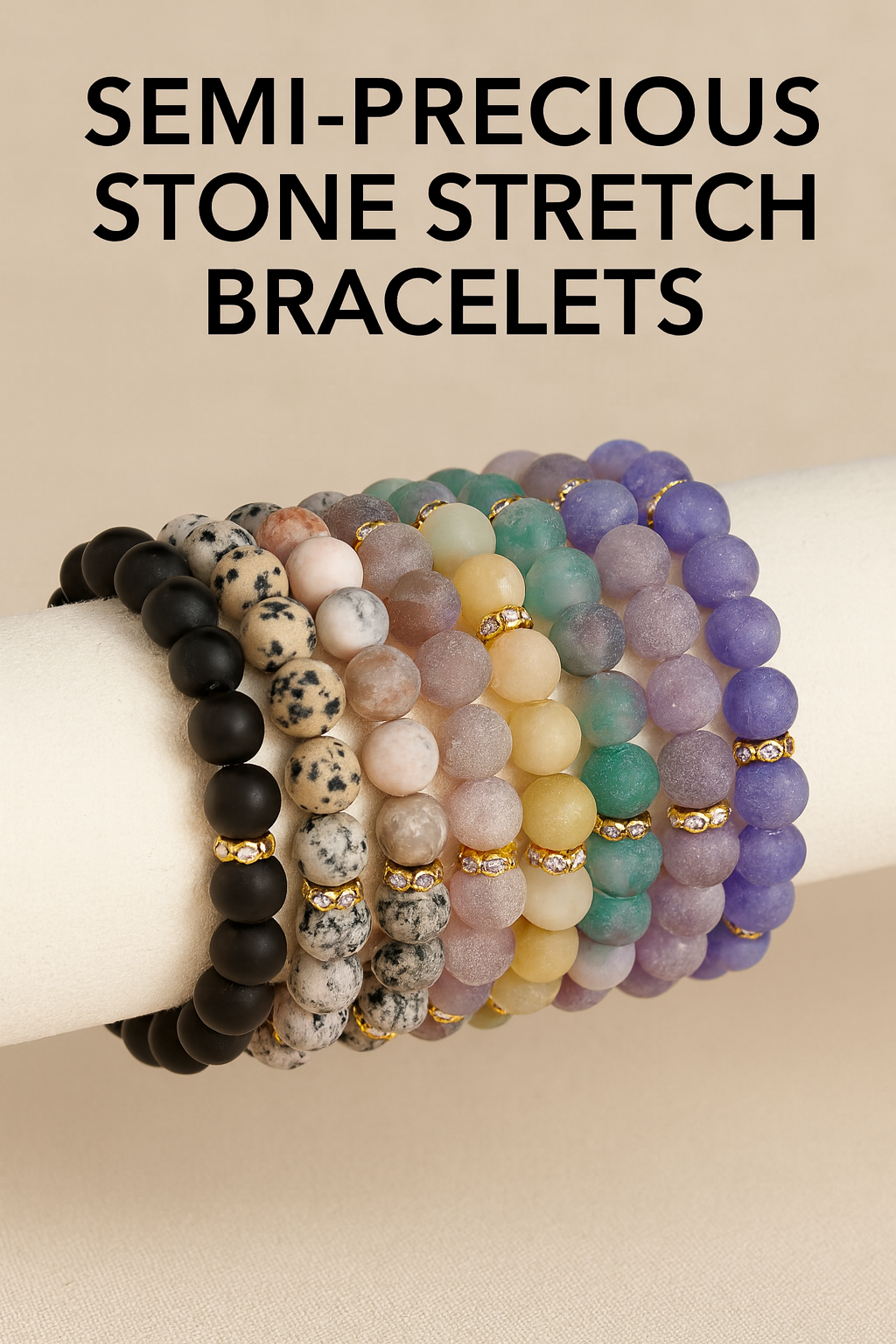 Aurora Gem Stack Bracelets