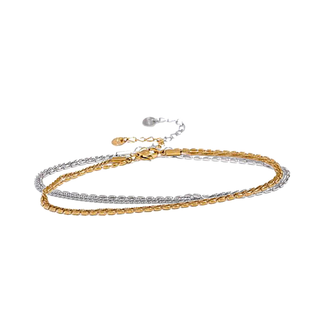 Cherie Double Strand Anklet
